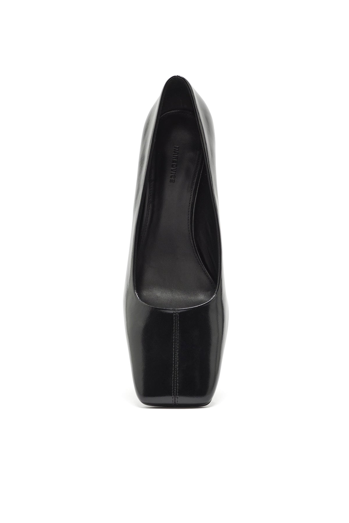 Zapato de Salón con Tacón Ancho Negro