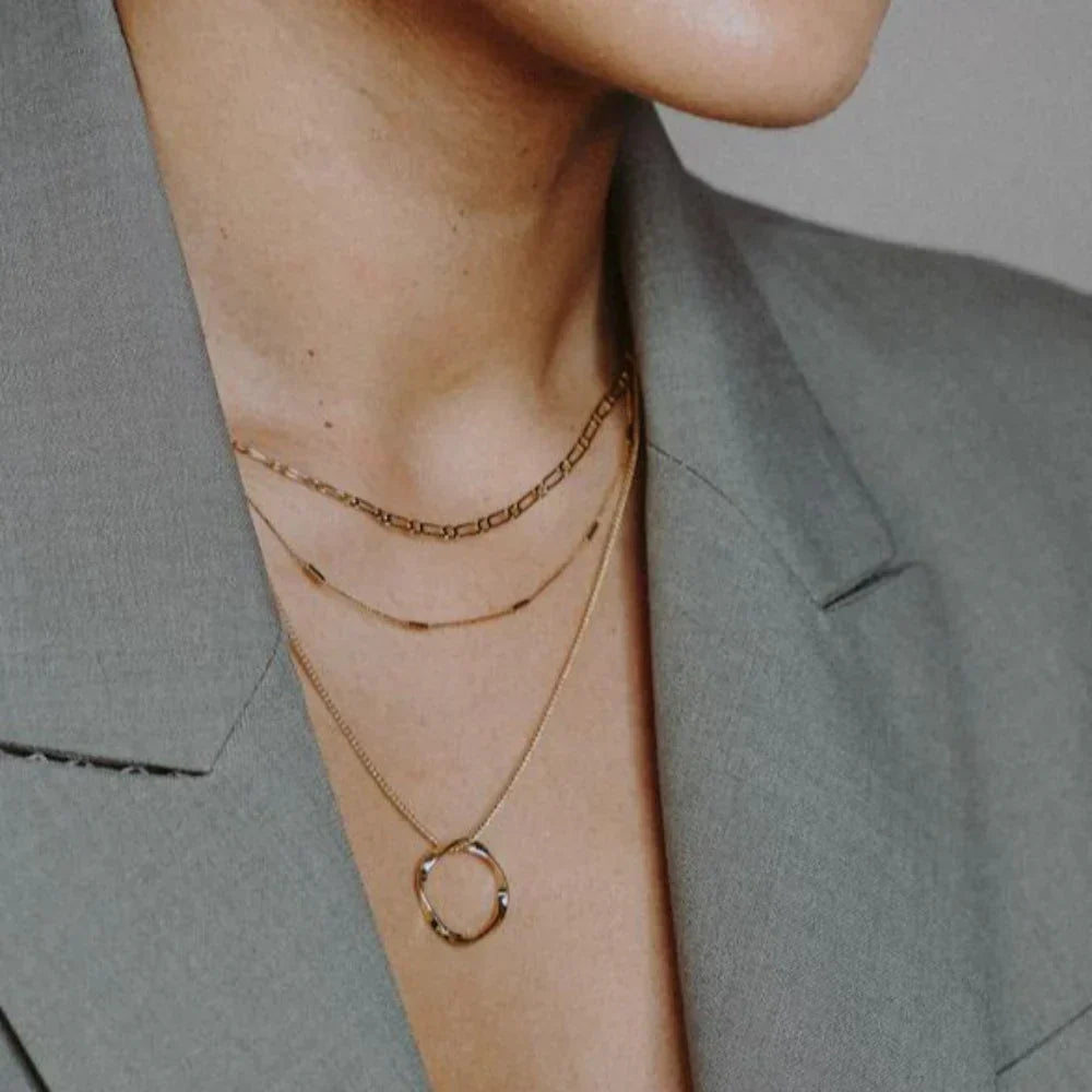Collar | Triple de Círculos Abiertos