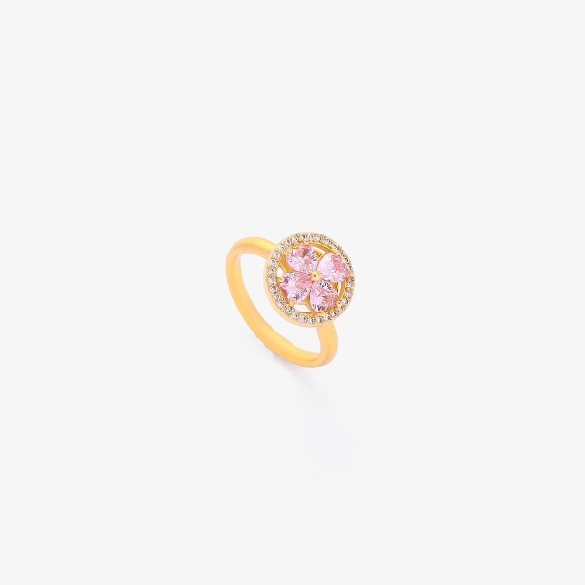 Anillo | Giratorio Corazón Rosa Bloom