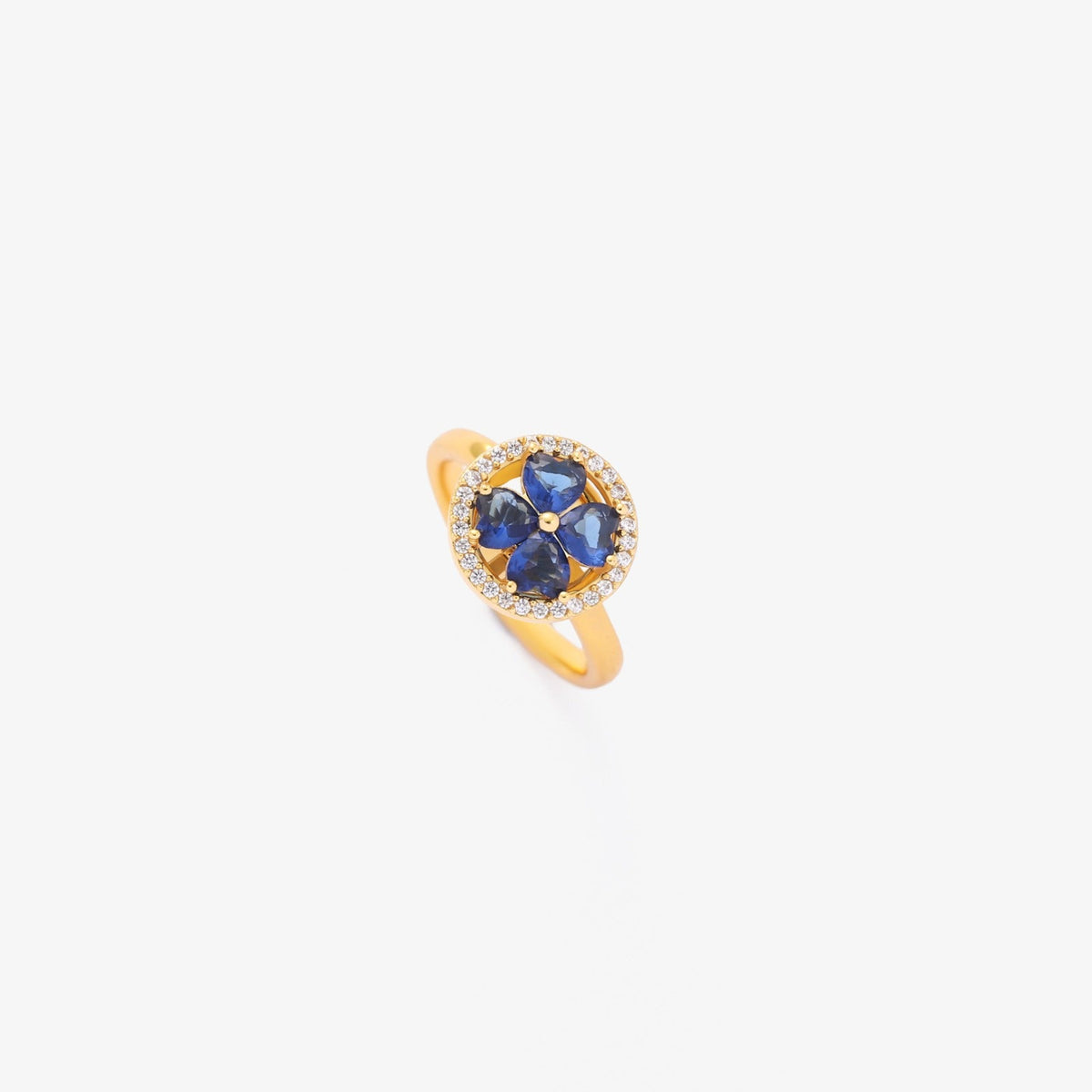 Anillo | Giratorio Corazones de Zafiro