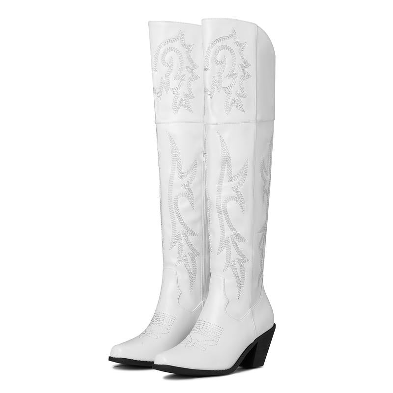 Bota Cowboy por Encima de la Rodilla