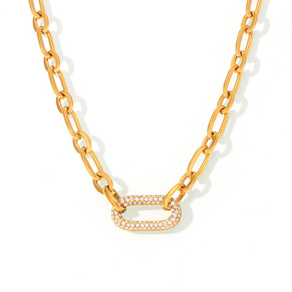 Set de Joyas | Cadena Gruesa Pavé