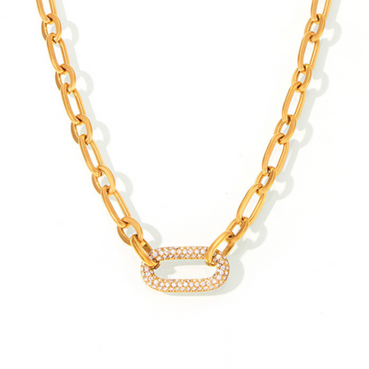 Set de Joyas | Cadena Gruesa Pavé