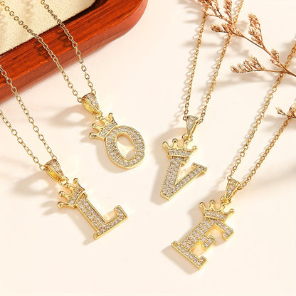 Collar | Corona con Inicial