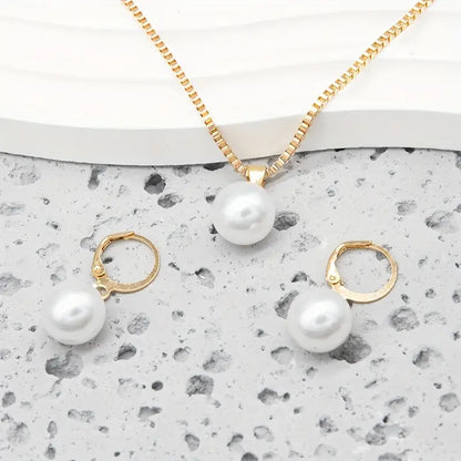 Set de Joyas | Perla Golden Grace