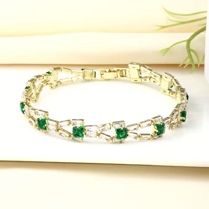 Pulsera | Tenis de Eslabones Verde
