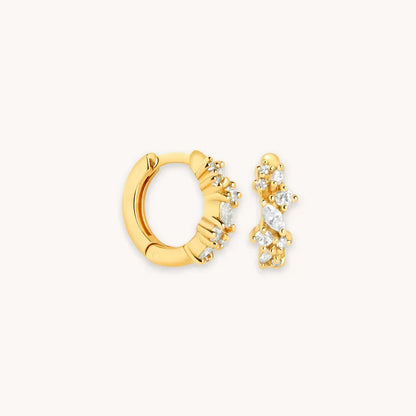 Aros | Huggie con Cristales