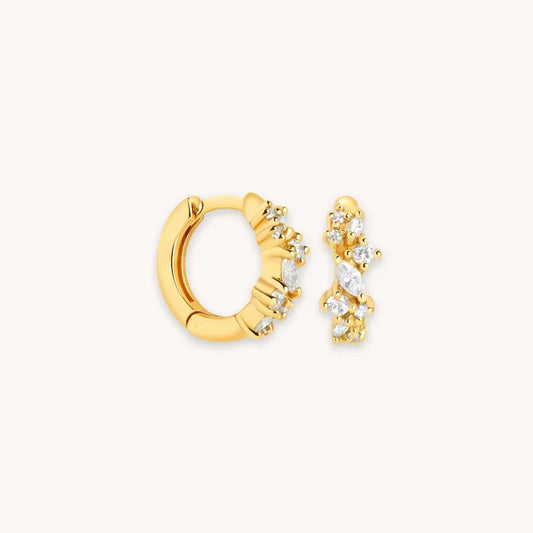 Aros | Huggie con Cristales