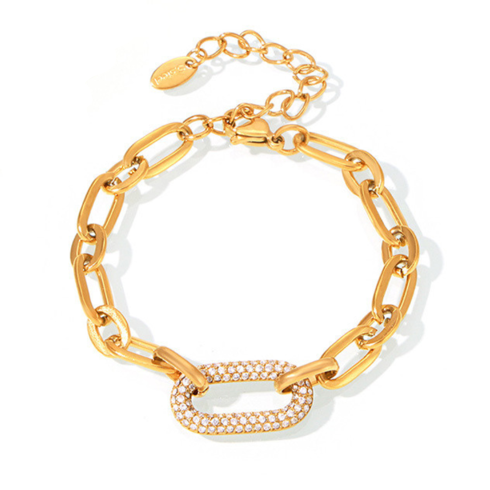 Set de Joyas | Cadena Gruesa Pavé