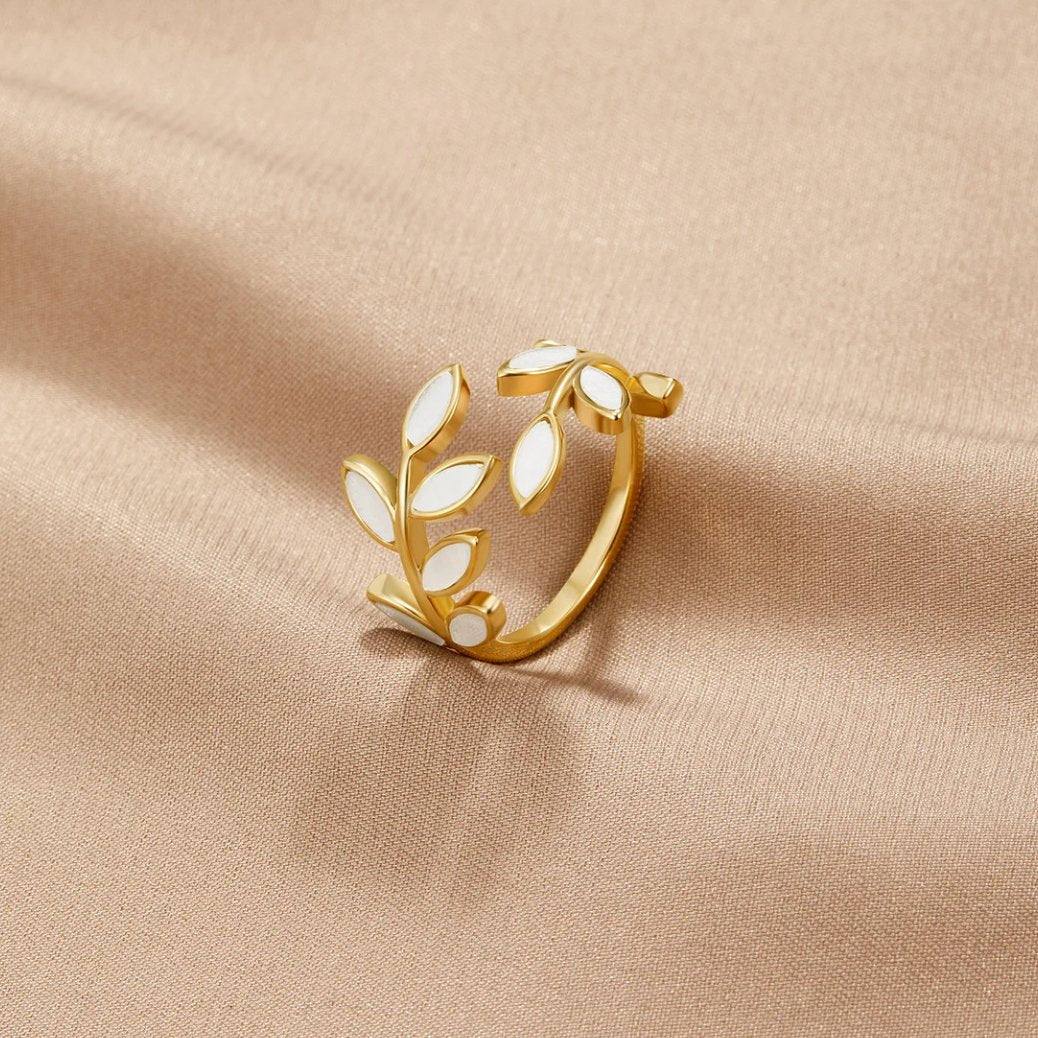 Anillo | Abierto Hoja Delicada Neraya