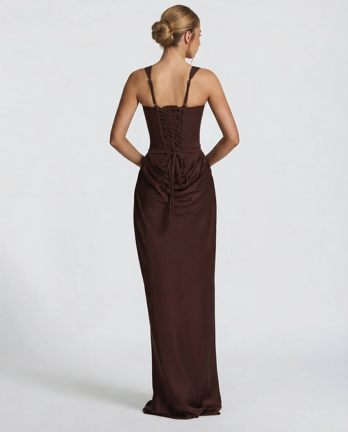 Gema | Vestido Largo Reloj de Arena con Corsé