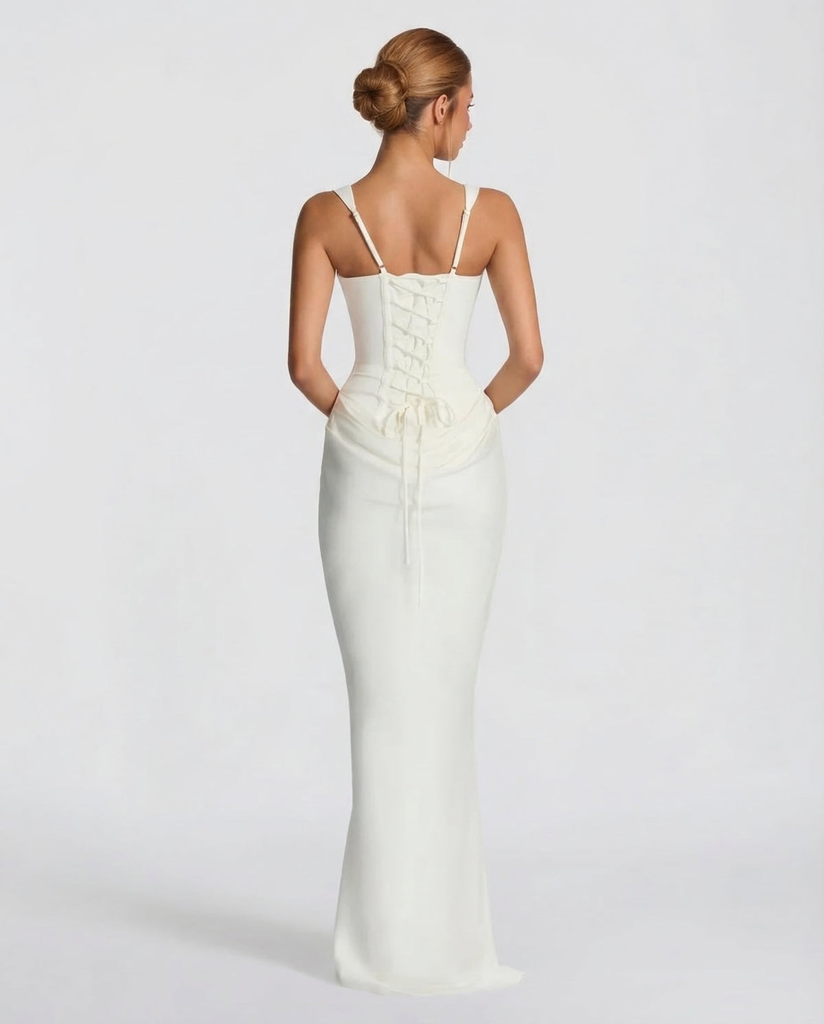 Gema | Vestido Largo Reloj de Arena con Corsé