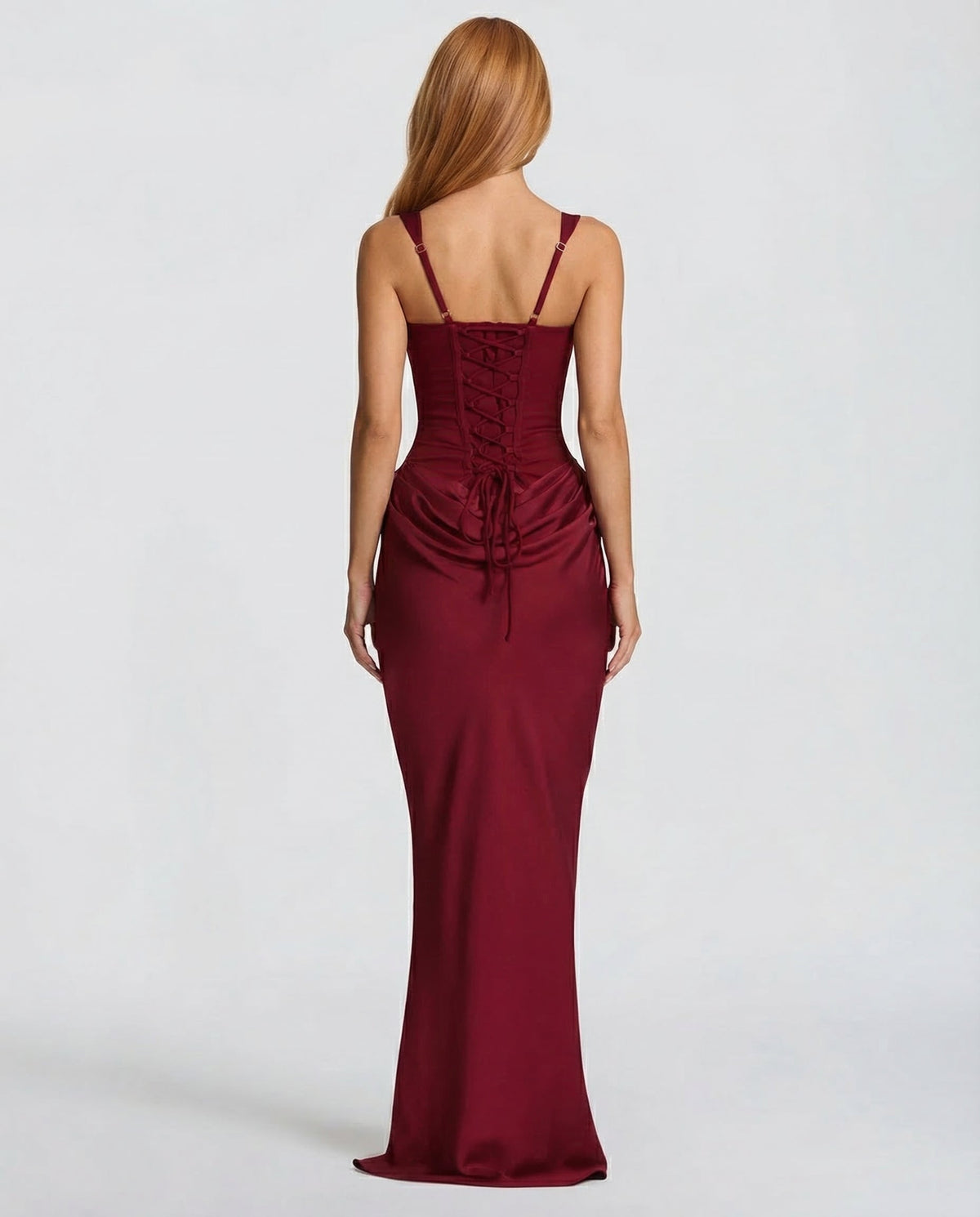 Gema | Vestido Largo Reloj de Arena con Corsé