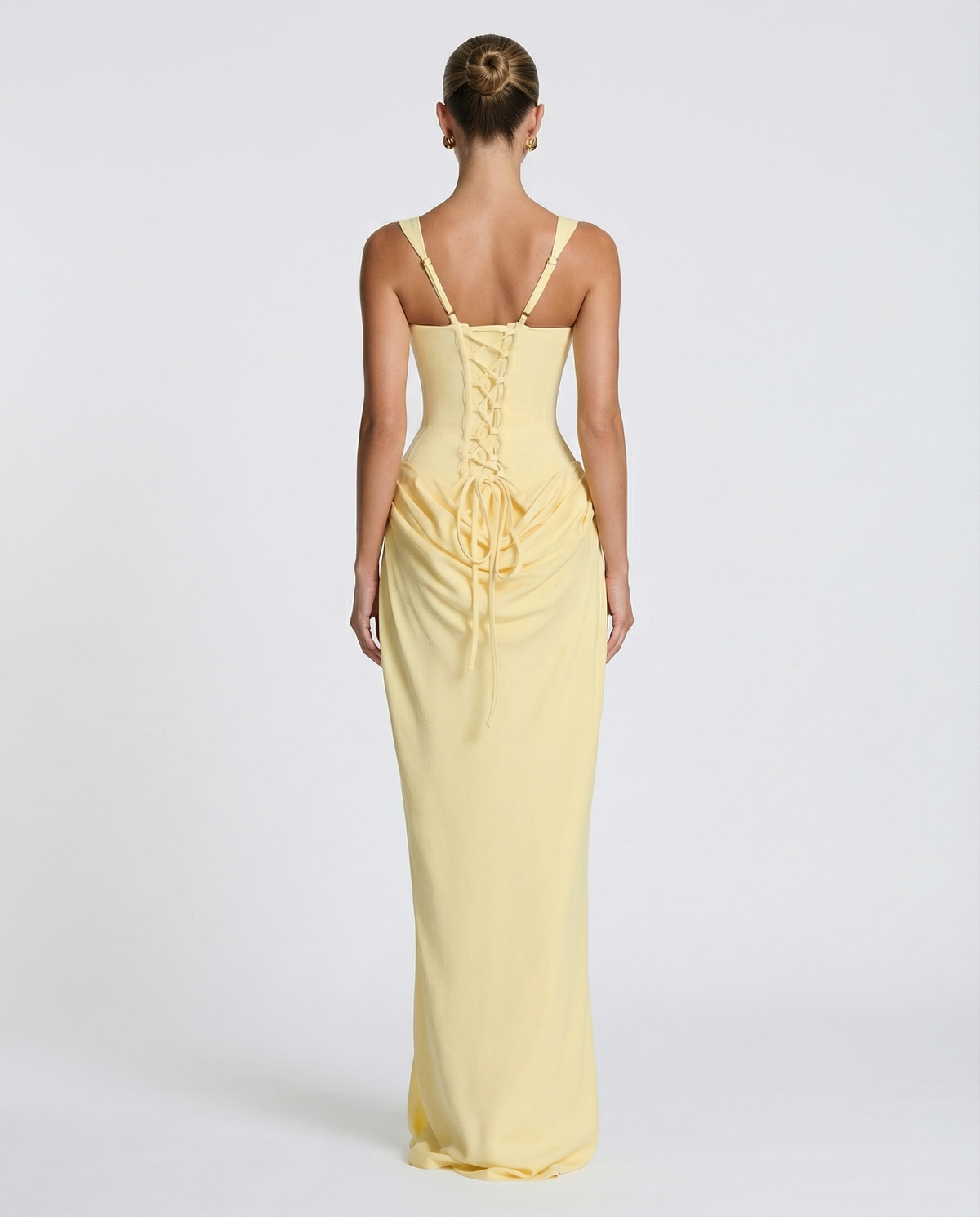 Gema | Vestido Largo Reloj de Arena con Corsé