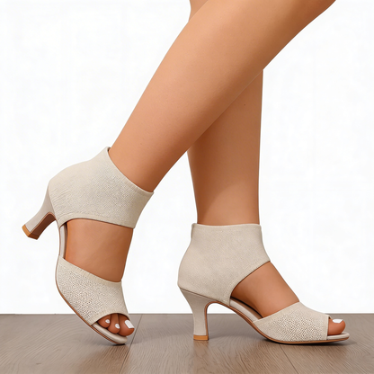 Zapato de Tacón Ortopédico con Tira y Tacón Medio