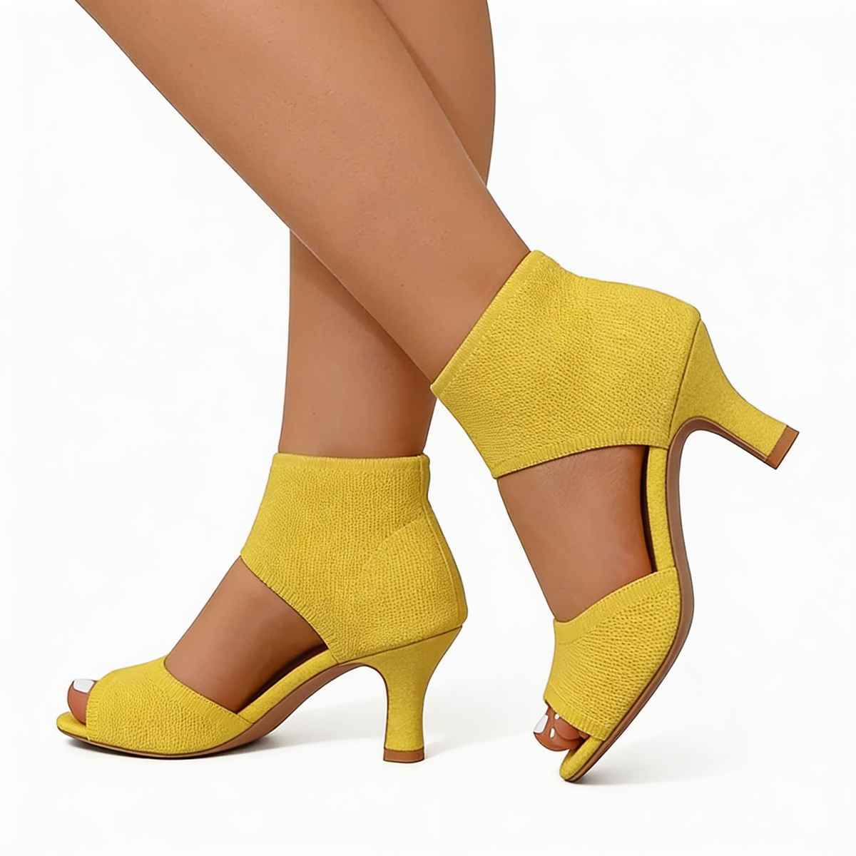 Zapato de Tacón Ortopédico con Tira y Tacón Medio