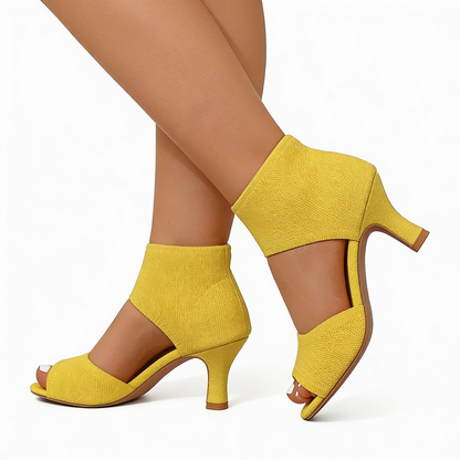 Zapato de Tacón Ortopédico con Tira y Tacón Medio
