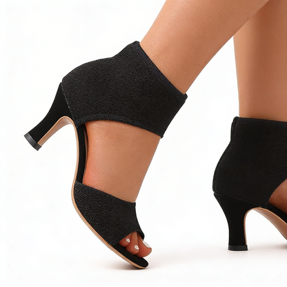 Zapato de Tacón Ortopédico con Tira y Tacón Medio