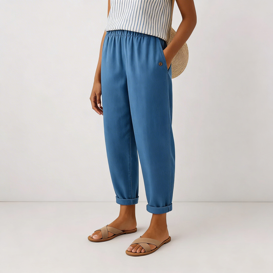 Stella | Pantalón Efecto Lino Atemporal