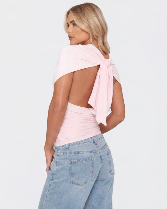 Milagros | Top con Espalda Abierta y Lazada