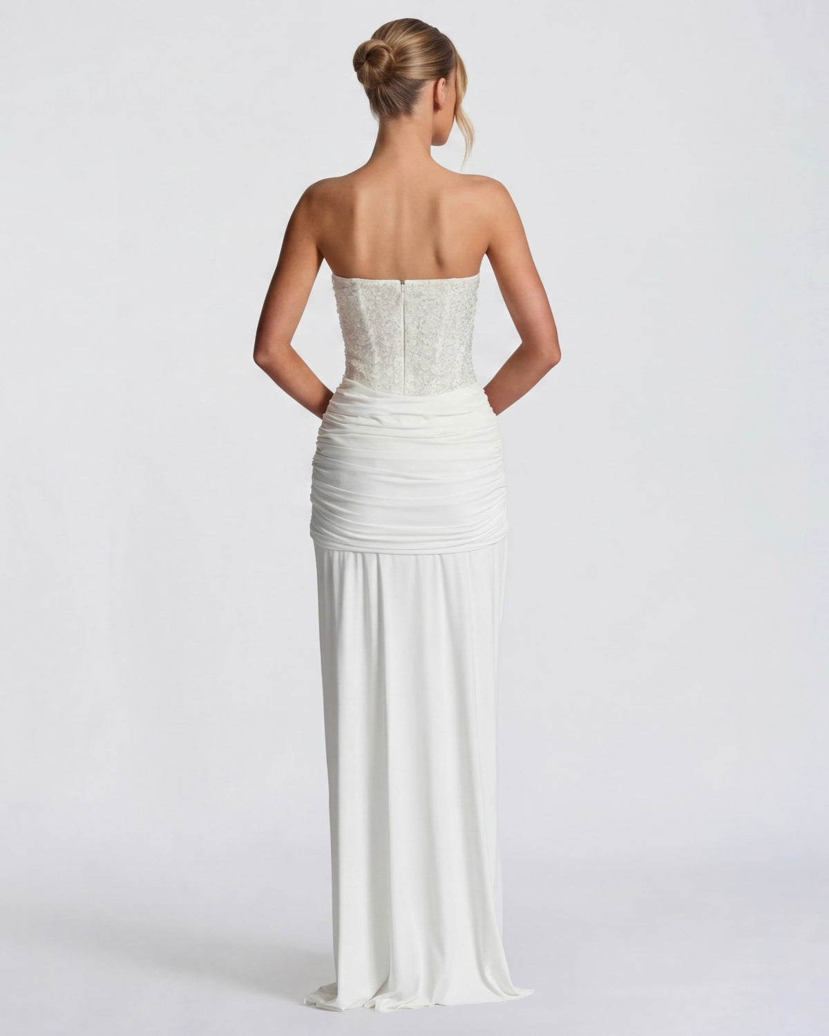 Estrella | Vestido Largo con Corsé Brillante