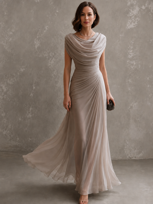 Jenna | Draped Maxi Dress