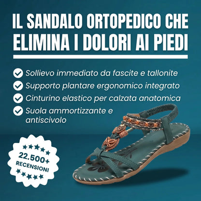 Sandalia Ortopédica Ligera con Tira Elástica