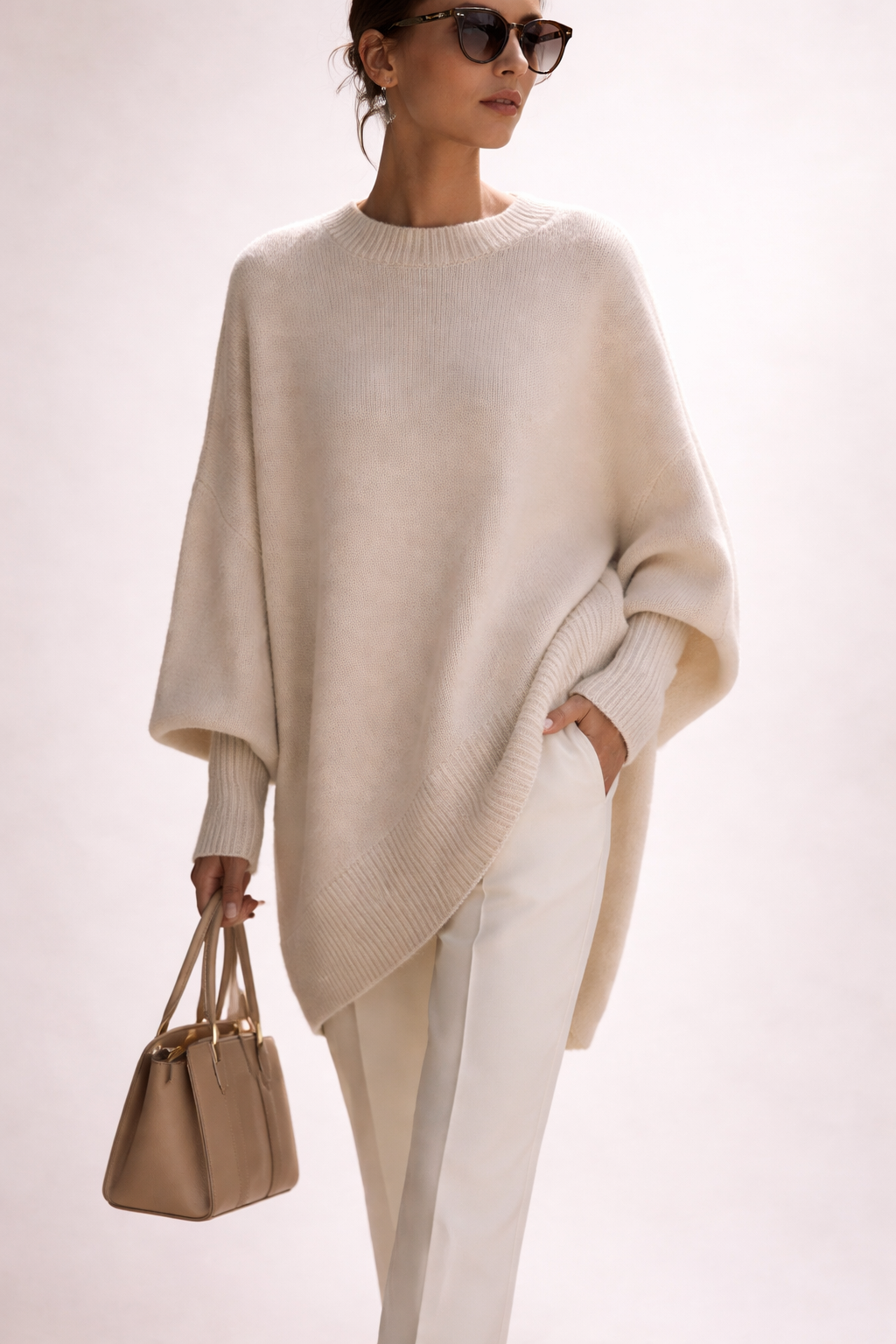 Livia | Jersey Poncho Oversize